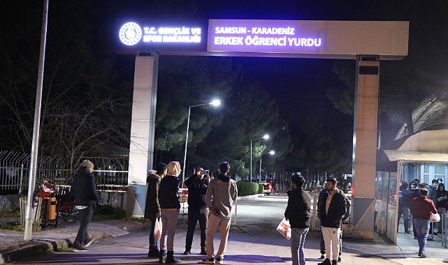 Samsun'da öğrenciler eylem yaptı
