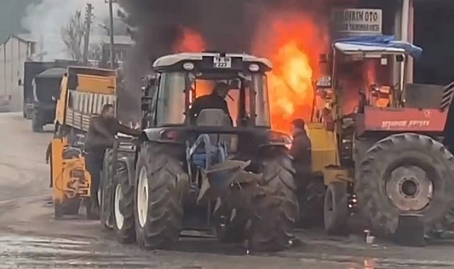 Sanayi sitesinde yangın paniği!