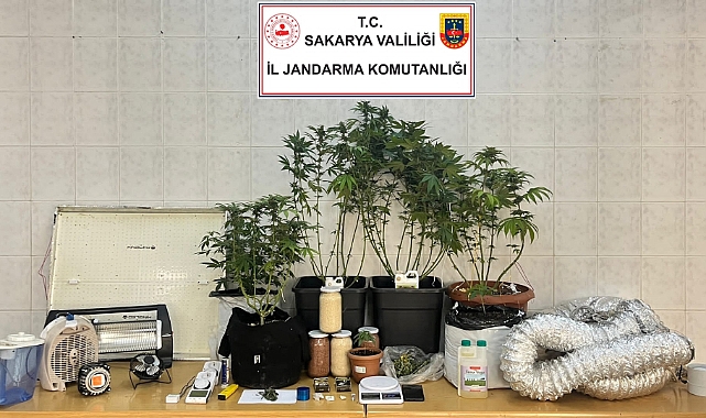 Uyuşturucu için evini seraya çevirmiş
