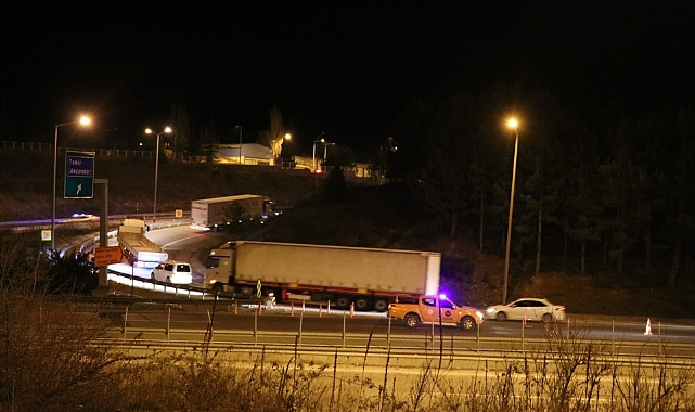 Yakıt dökülen yol tekrar açıldı