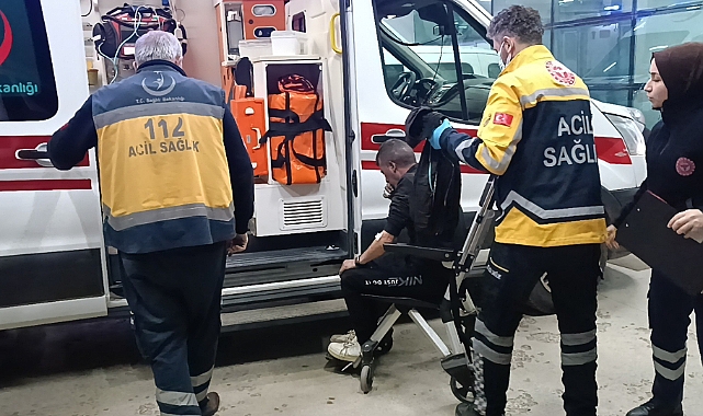 Yangından son anda kurtarıldı