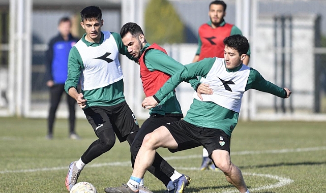 Yeşil beyazlılar taktik çalıştı