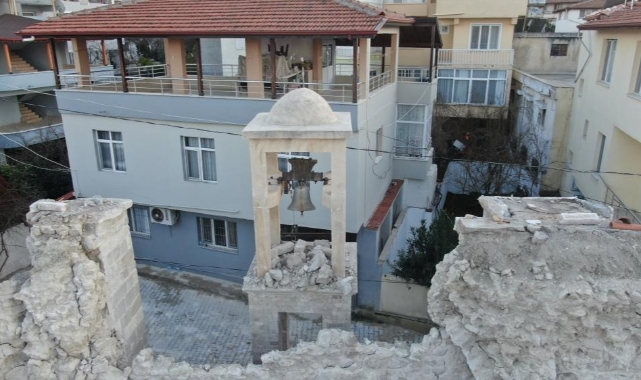 700 yıllık Meryem Ana Ortodoks Kilisesi depremde yıkıldı