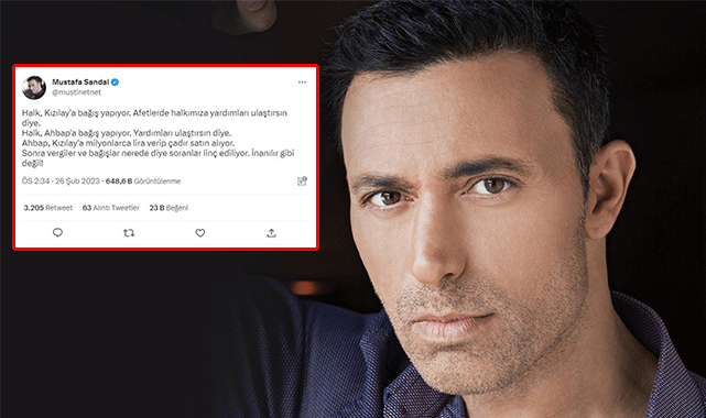Ünlü şarkıcı Mustafa Sandal'dan paylaşım: "İnanılır gibi değil"