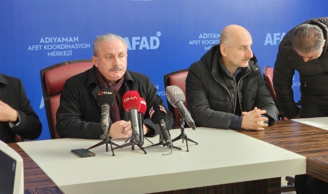 Başkan Şentop: "Sağlam binalar inşa etmek konusunda dersler çıkartmalıyız"