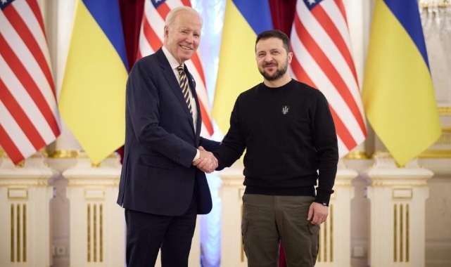 Biden'dan Kiev'e sürpriz ziyaret