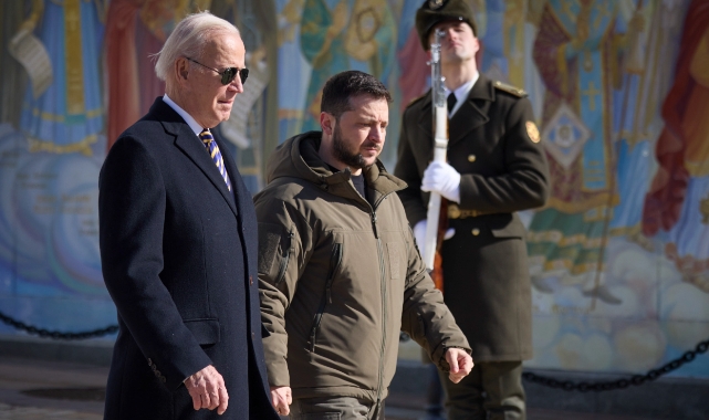 Biden savaşta ölen Ukraynalıları andı