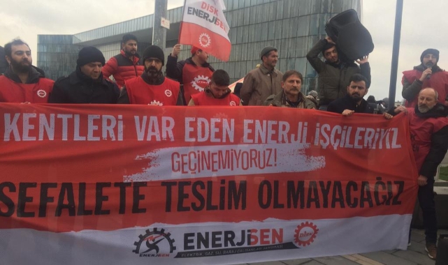 Bursa'da enerji işçileri açıkladı: "İnsanca yaşayacak bir ücret istiyoruz"