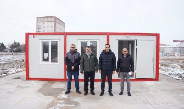 Bursa'dan depremzedelere konteyner şehir