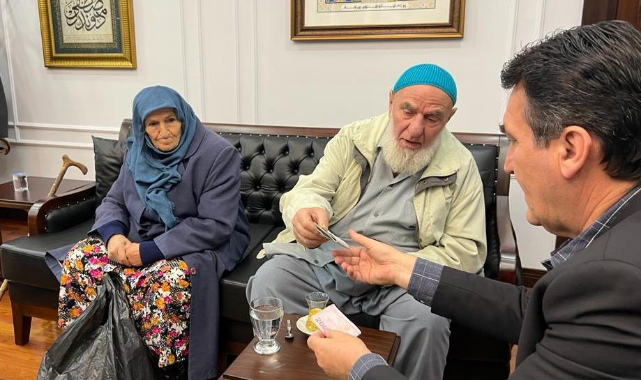 Bursalı yaşlı çiftten duygulandıran deprem yardımı