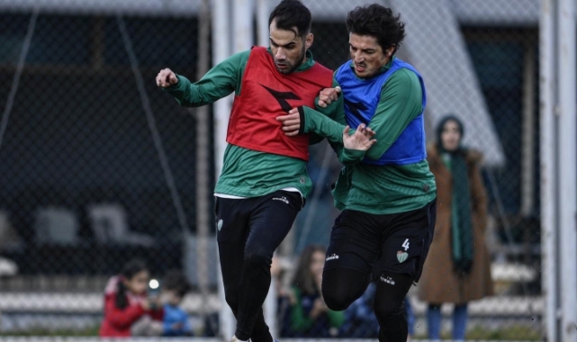 Bursaspor çift idman yaptı