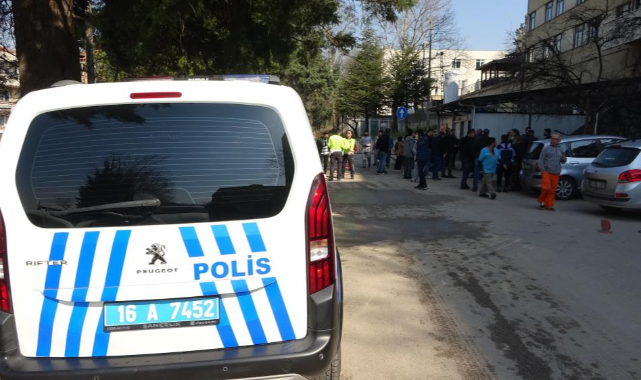 Çekirge Devlet Hastanesi'nde yangın paniği!