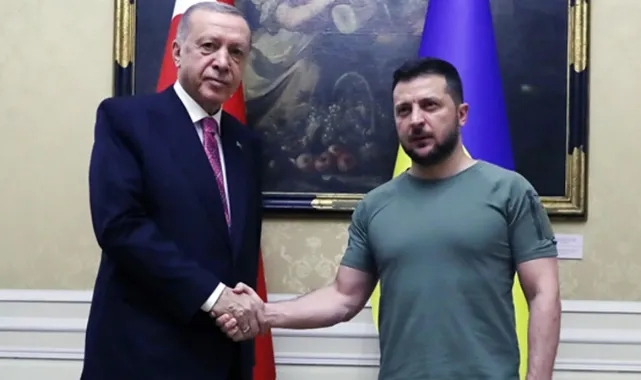 Cumhurbaşkanı Erdoğan ile Zelenskiy görüştü