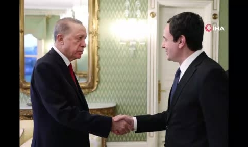 Cumhurbaşkanı Erdoğan, Kosova Başbakanını kabul etti