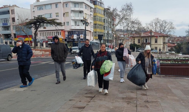 Deprem bölgesi için tek yürek oldular