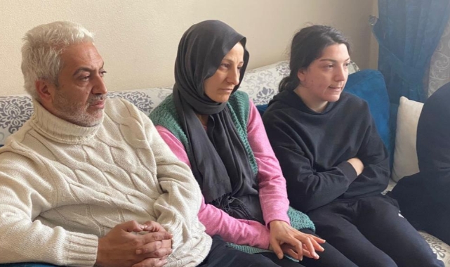 Depremzede aile Trabzon’daki yakınlarının yanına yerleşti