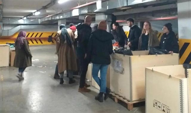 Gazi Üniversitesi öğrencilerinden deprem bölgesine destek