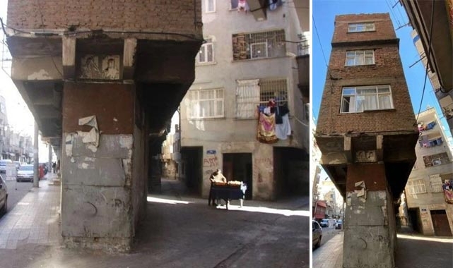 Gören bir daha bakıyor! Nasıl ayakta kaldı?
