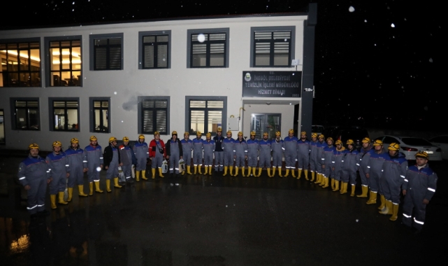 İnegöl Belediyesi personeli deprem bölgesine sevk edildi