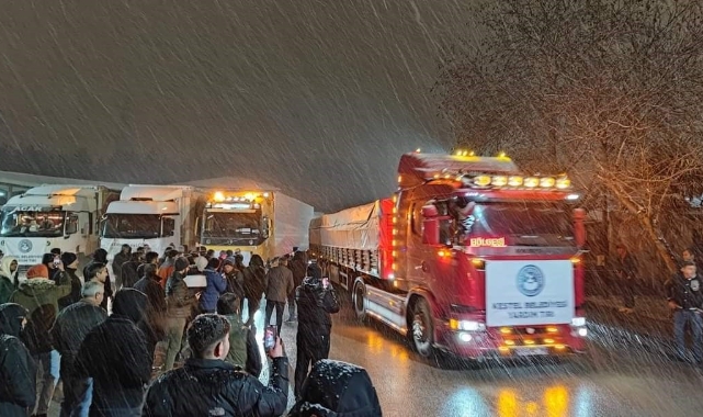 Kestel Belediyesi’nden deprem bölgesine yardım seferberliği