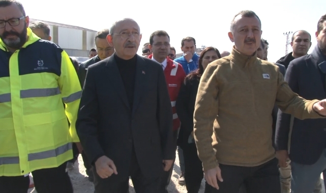 Kılıçdaroğlu çadır kenti ziyaret etti