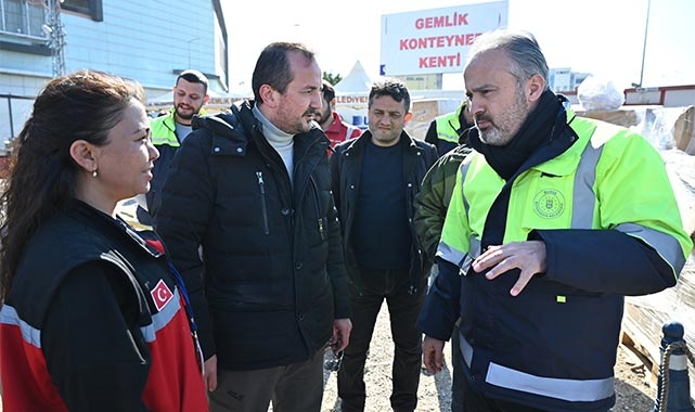 Konteyner kent Gemlik'ten, altyapı Büyükşehir'den