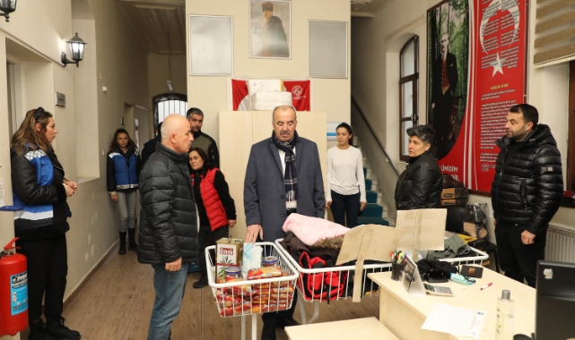 Mudanya’dan deprem bölgesine yardım