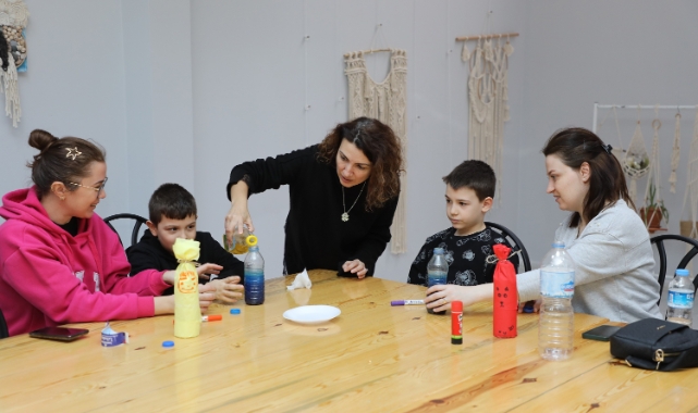 Mudanyalı çocuklar yarıyıl tatilinde sanatla buluştu