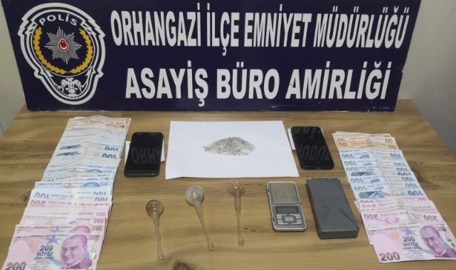 Orhangazi'de uyuşturucu operasyonu: 2 gözaltı