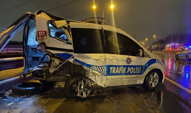 TEM Otoyolu'nda kazalar zinciri: 1 ölü,1 yaralı