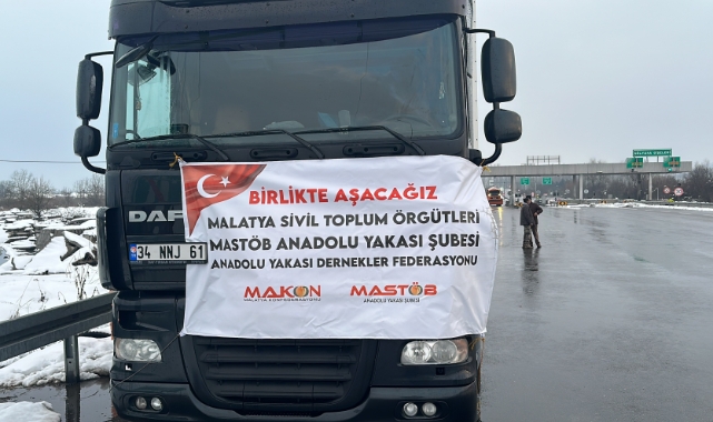 Yardım götüren TIR sürücüsü hayatını kaybetti