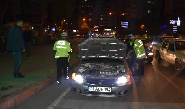 Abart egzoz kullanan sürücülere ceza yağdı