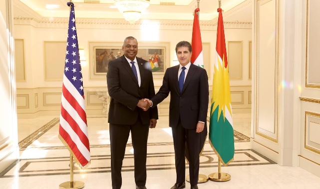 ABD Savunma Bakanı, Barzani ile görüştü