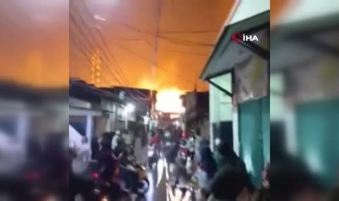 Akaryakıt deposunda yangın! 17 ölü