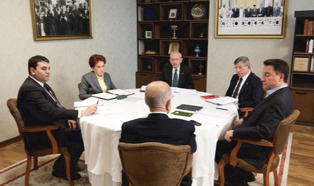 Altılı masa aday için tekrar toplanacak!