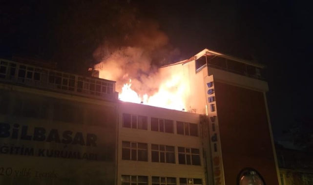 Ankara’da korkutan yangın