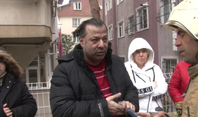 Apartman yangınından biri çocuk 3 kişi etkilendi