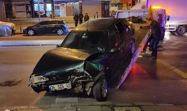 Aşırı hız kaza getirdi