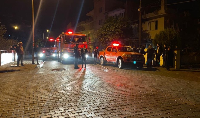 Aydın'da alevler geceyi aydınlattı