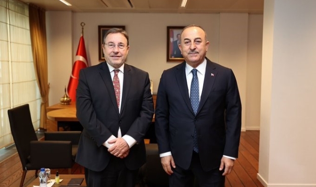 Bakan Çavuşoğlu, AB ve BM temsilcileri ile görüştü