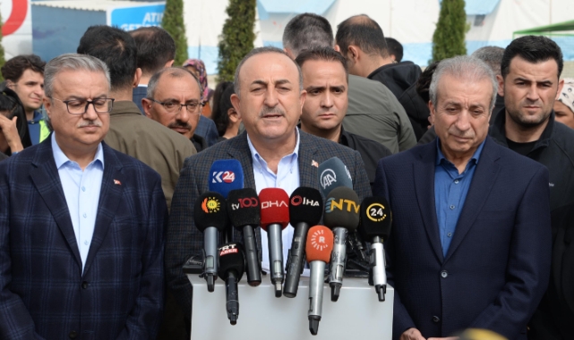 Bakan Çavuşoğlu: Şehirlerimizi yeniden ihya ve inşa edeceğiz