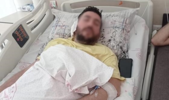 Başına odunla vurulan genç felç kaldı