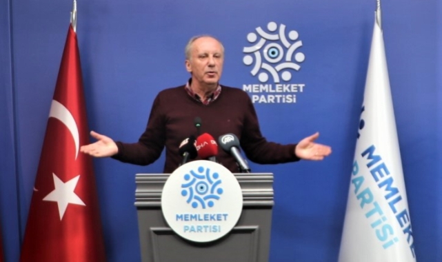 Memleket Partisi Genel Başkanı İnce: HÜDA PAR, PKK kadar tehlikeli