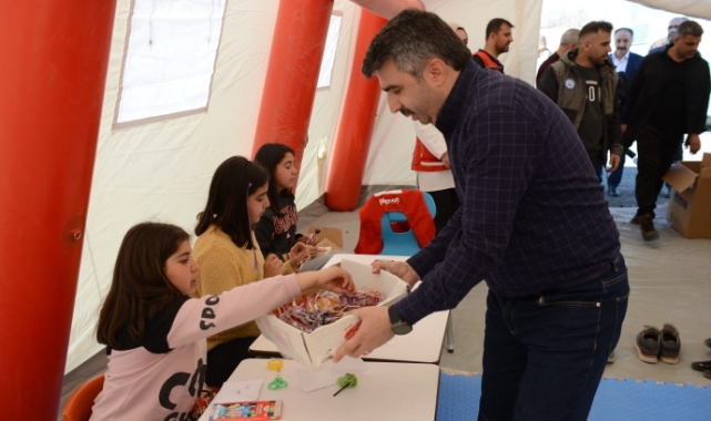 Başkan Yılmaz deprem bölgesinde
