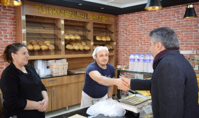 Bursa'da Başkan Yılmaz'dan esnaf ziyareti