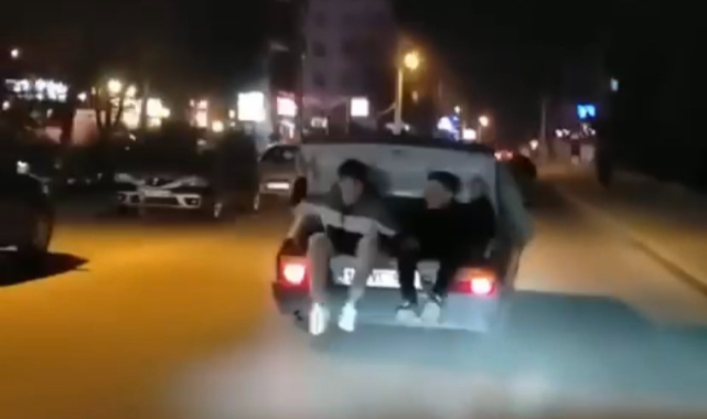 Bursa'da gençlerin tehlikeli yolculuğu