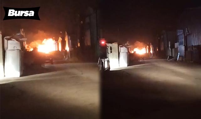 Bursa'da geri dönüşüm deposunda korkutan yangın