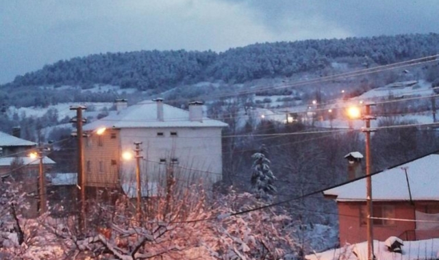 Bursa'da kar yağışı çiftçiyi sevindirdi