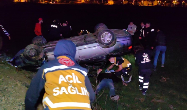 Bursa'da otomobil ile elektrikli bisiklet çarpıştı