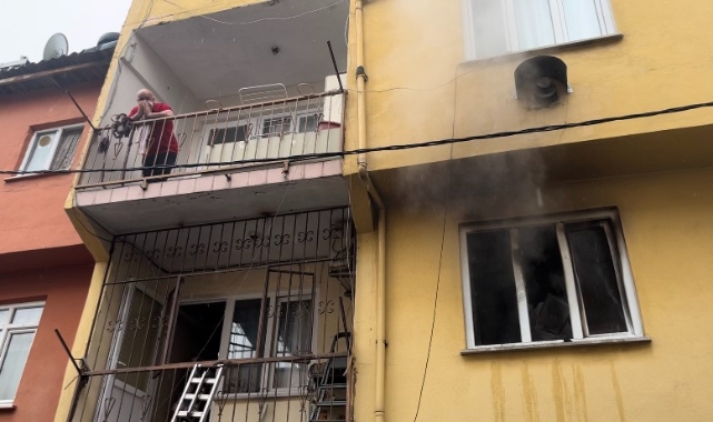 Bursa’da prizden çıkan yangın korkuttu